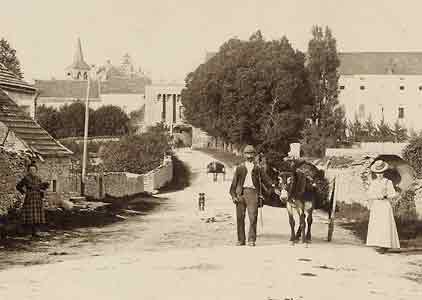 en arrivant de Semur en Auxois